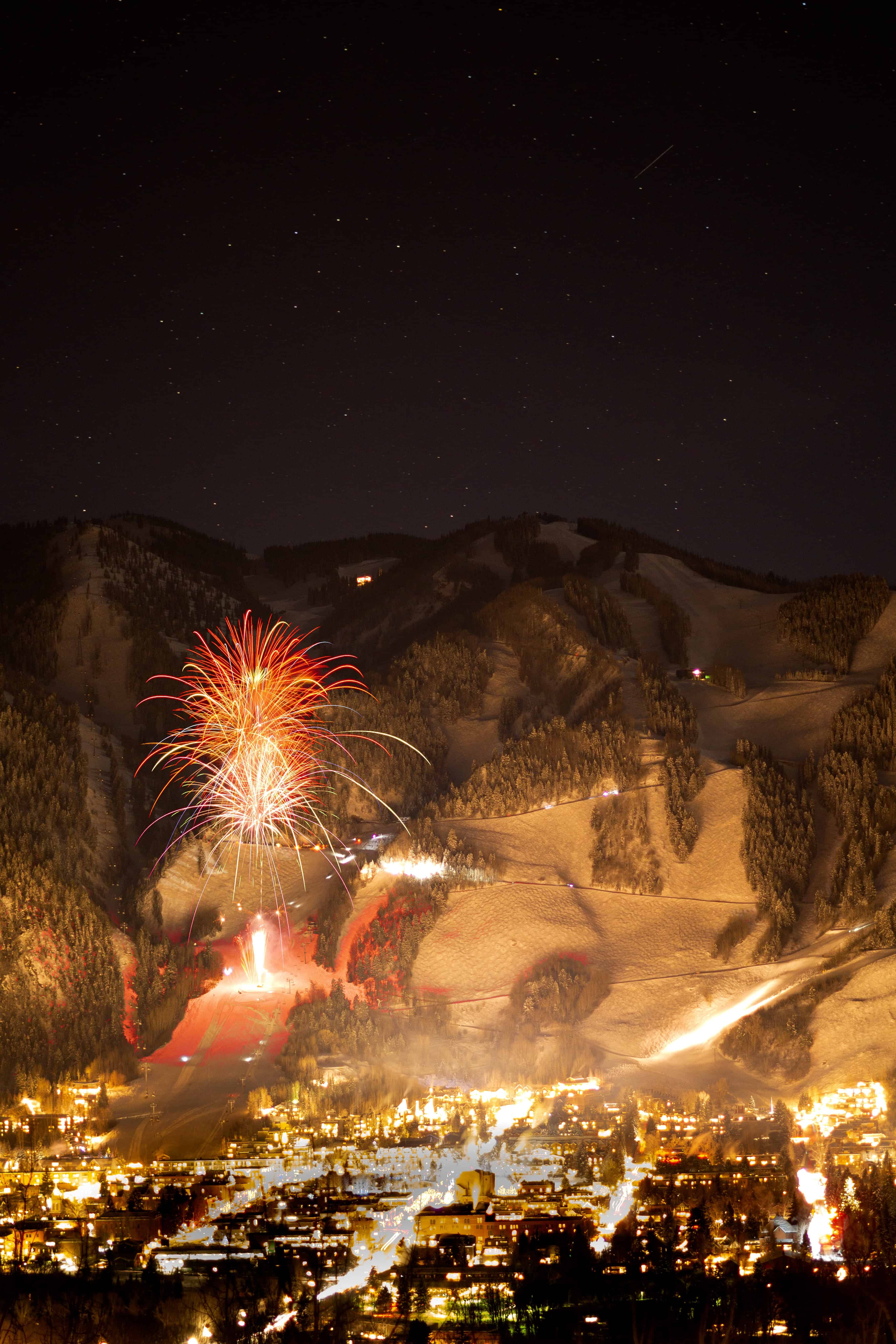 ski fireworks